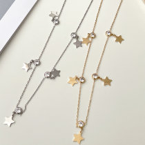 Stainless Steel Star Charm Necklace