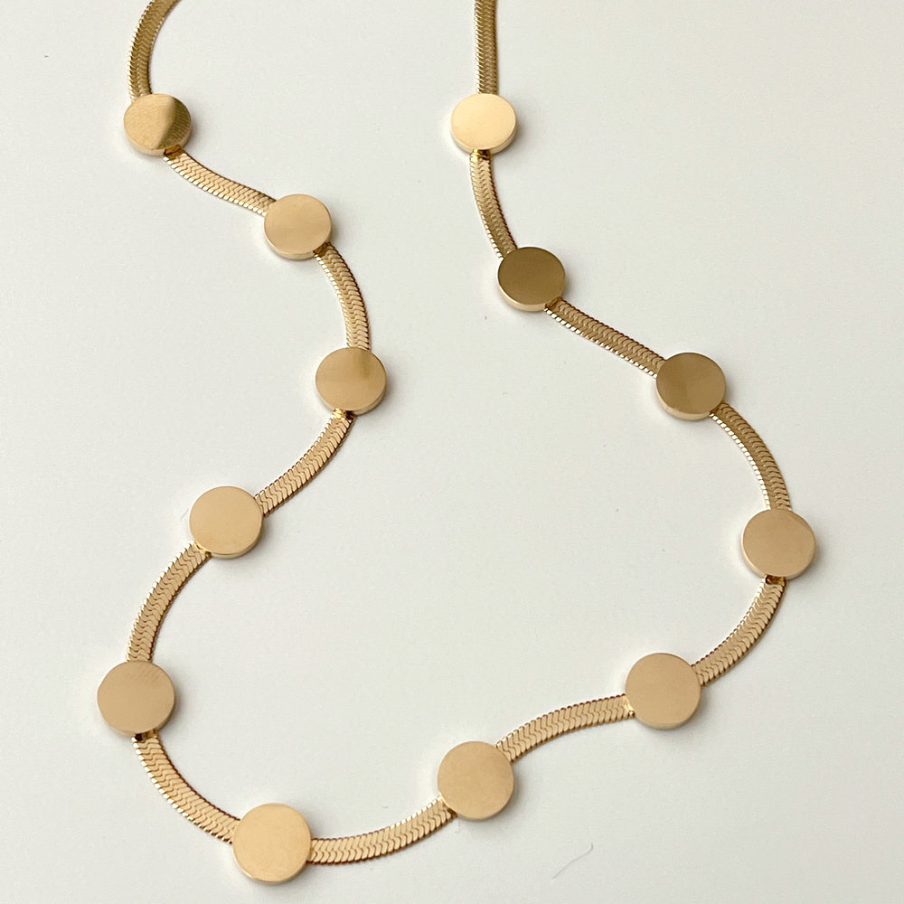 Stainless Steel Round Necklace