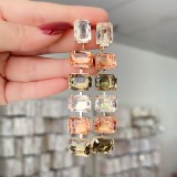 Long Stone Earrings CMEADL-2401337