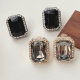 Square Stone Stud Earrings CMEADL-2401342