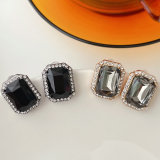 Square Stone Stud Earrings CMEADL-2401342