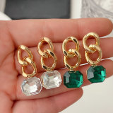 Chain Stone Earrings CMEADL-2401339
