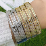 Paper clip Bangle