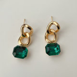 Chain Stone Earrings CMEADL-2401339