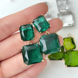 Square Stone Earrings CMEADL-2401338