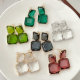Square Stone Earrings CMEADL-2401338
