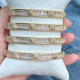 Fashion Rivet Zircon Cuff