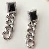 Long Cuban Chain Earrings CMEADL-2401343