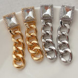Long Cuban Chain Earrings CMEADL-2401343