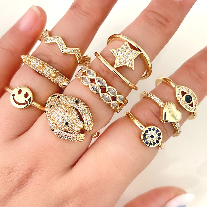 Fashoin Eye Adjustable Ring