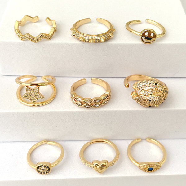 Fashoin Eye Adjustable Ring
