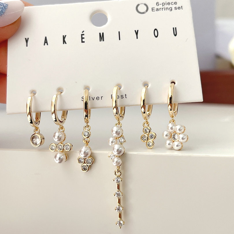 Pearl Pendant Set Earrings