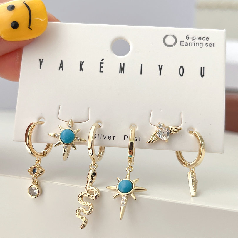 Snake Pendant Set Earrings