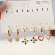 Heart Charms Set Earrings