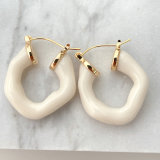 U-shaped Enamel Earrings CMEADL-2402962