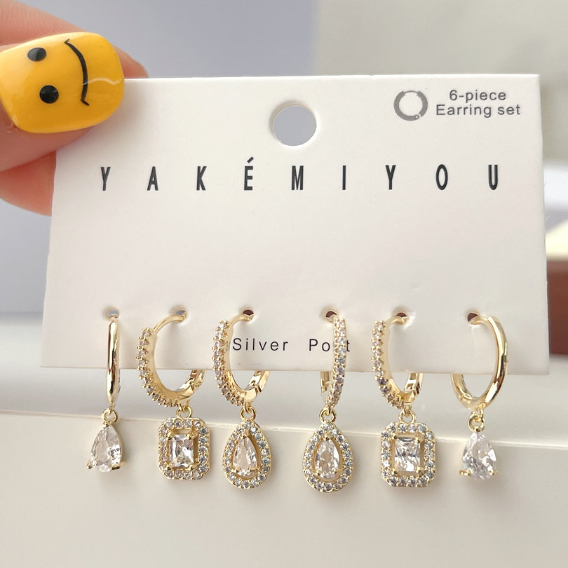 Multi Drop Pendant Earrings