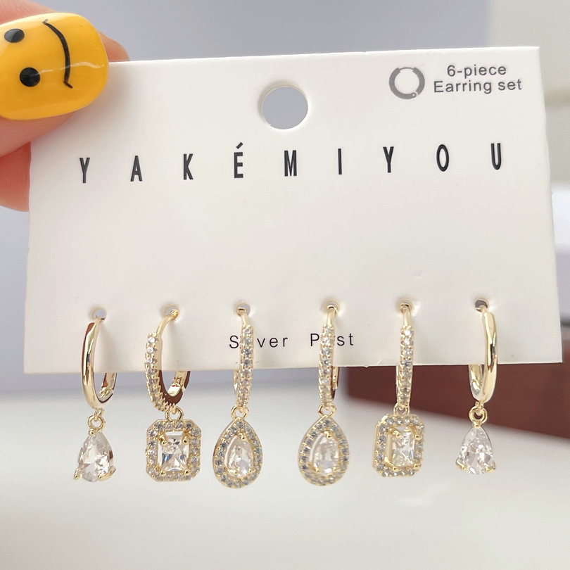 Multi Drop Pendant Earrings