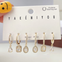 Multi Drop Pendant Earrings