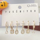 Multi Drop Pendant Earrings