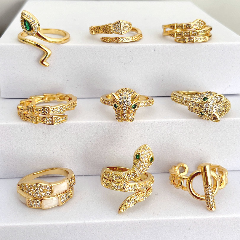 Fashoin Snake Adjustable Ring