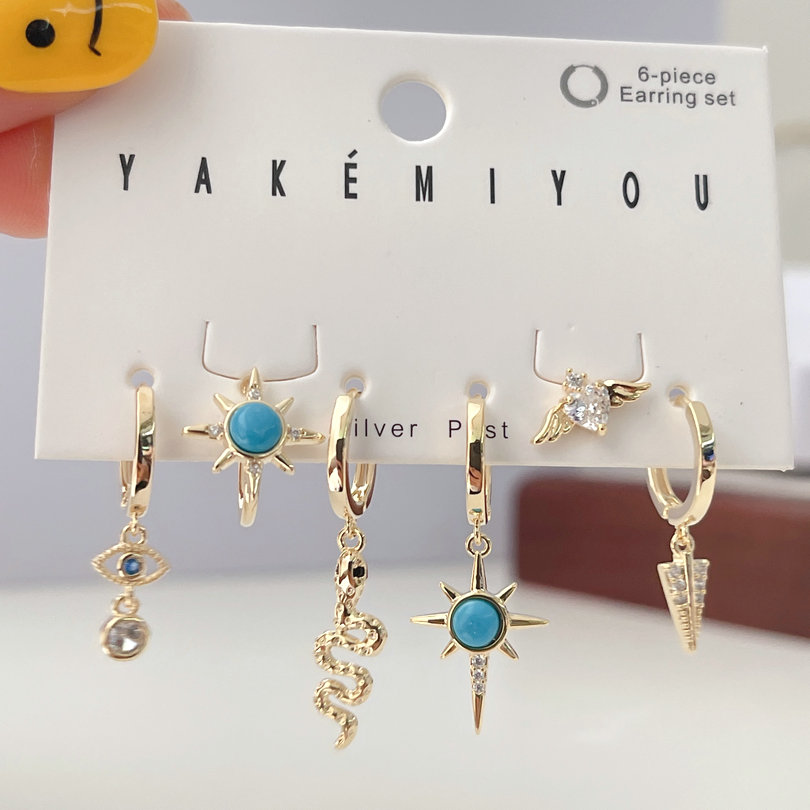 Snake Pendant Set Earrings