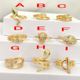 Fashoin Snake Adjustable Ring