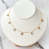 Stainless steel Heart Charm Necklace