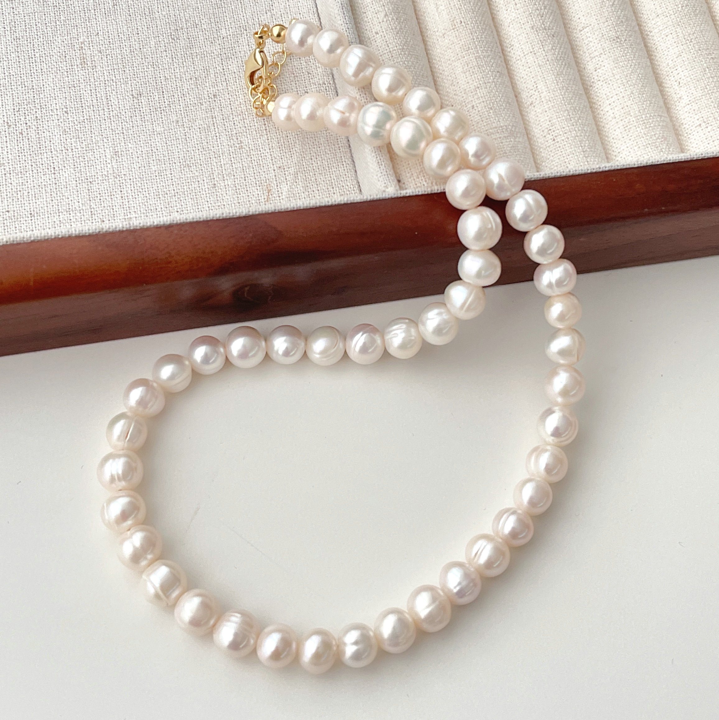 16inch Simple Fresh Water Pearl Necklace