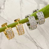 Fashion Zircon Hoop Earrings CMEXW-2417689