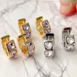 Pave Zircon Heart Earrings CMEXW-2417685