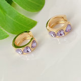 Pave Zircon Heart Earrings CMEXW-2417685