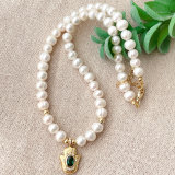 Fresh Water Pearl Necklace With Star , Heart Pendant
