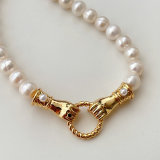 Fresh Water Pearl Hand to Hand Charm Necklace