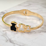Stainless Steel Bear Bracelet