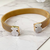 Stainless Steel Bear Bracelet