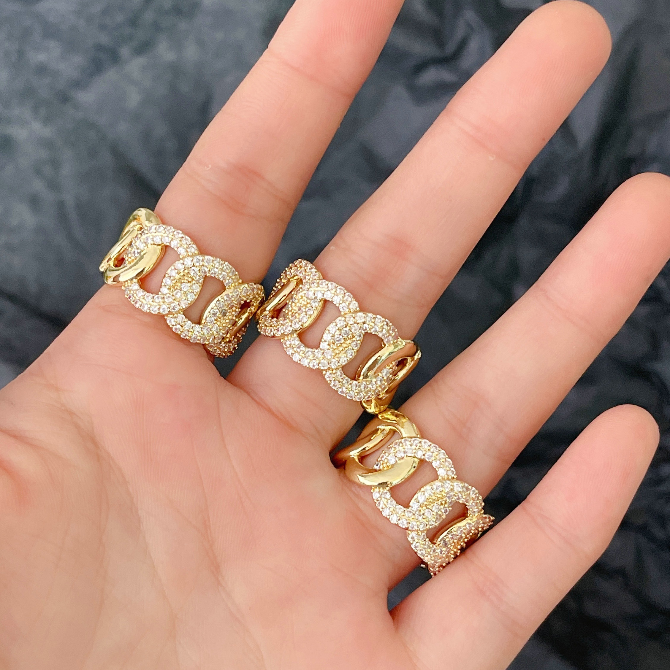 Mirco Pave Adjustable Chain Ring