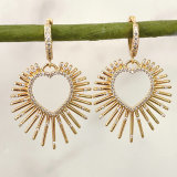 Heart Drop Earrings