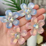 Crystal Flower Earrings CMEXW-2426464