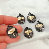 Double Color Egg Elephant Charm