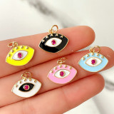 Enamel Eye Pendant