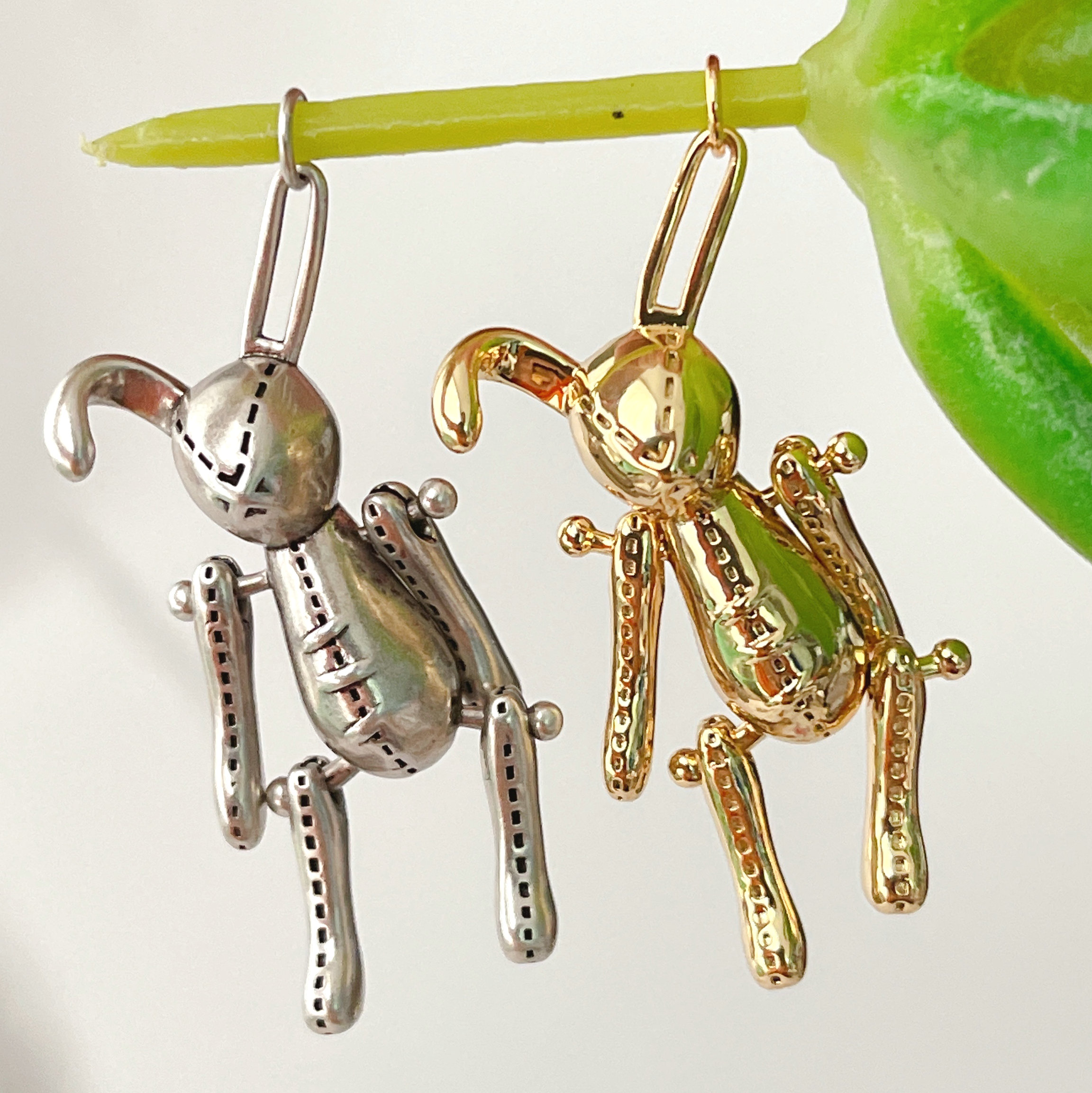 Metal smooth Rabbit Pendant