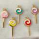 Enamel lollipop Pendant