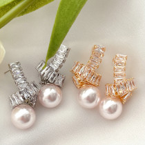 Statment Pearl Earrings CMEADL-2436989
