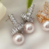 Statment Pearl Earrings CMEADL-2436989