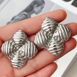 Metal Flower Earrings CMEADL-2436991