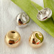 Bean metal stud earrings CMEADL-2436927