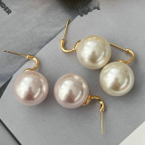 Big pearl ball earrings CMEADL-2436920