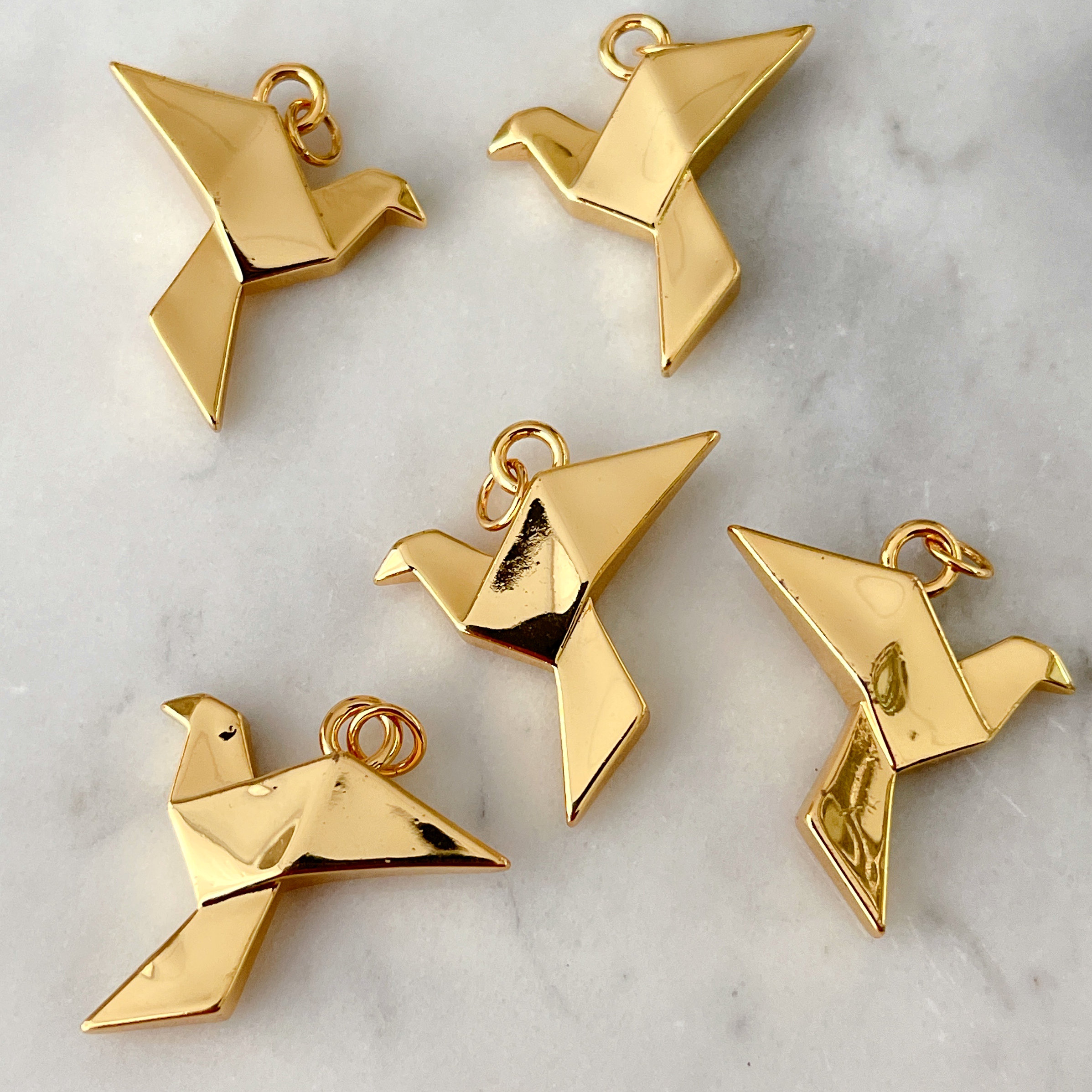 Metal Bird Charm