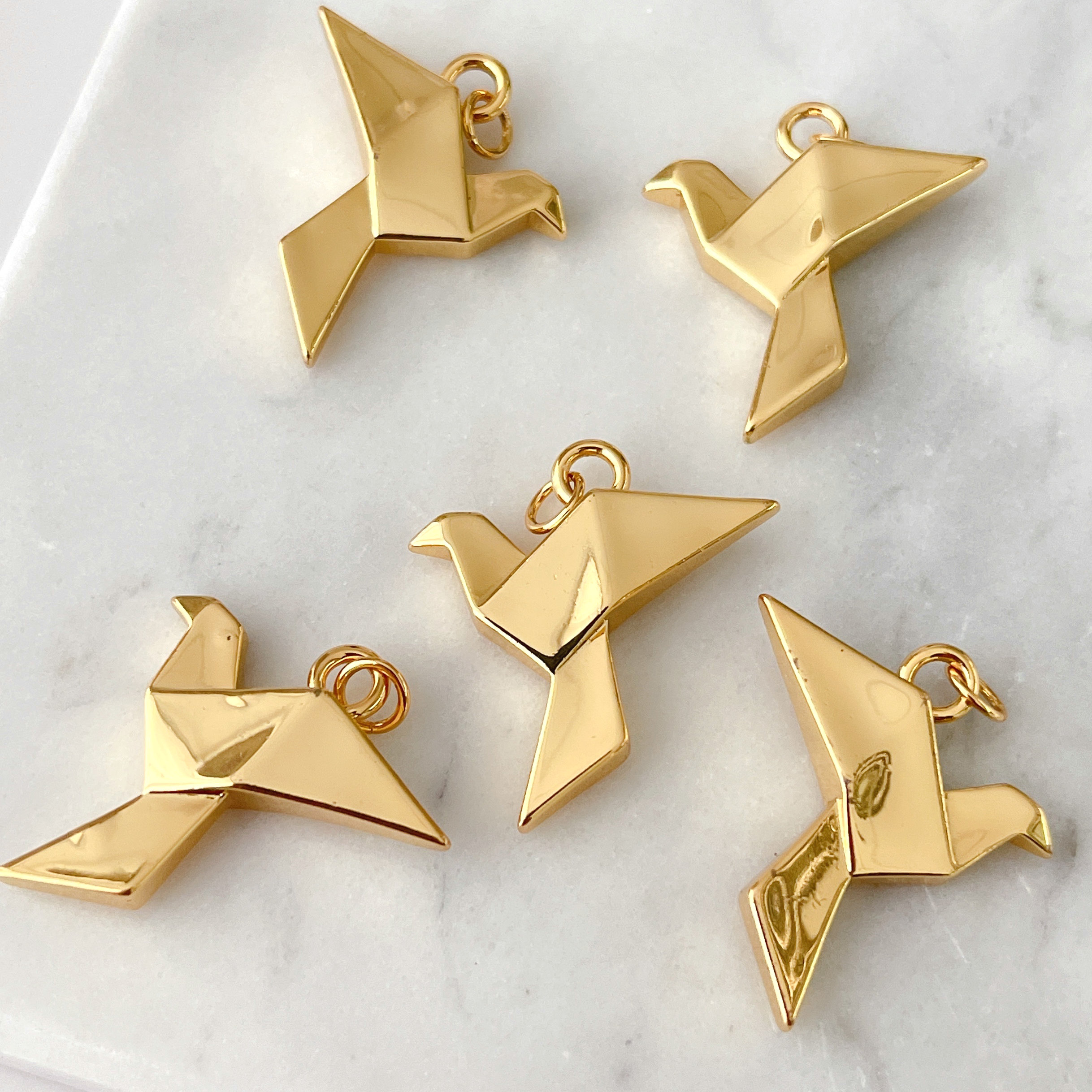 Metal Bird Charm