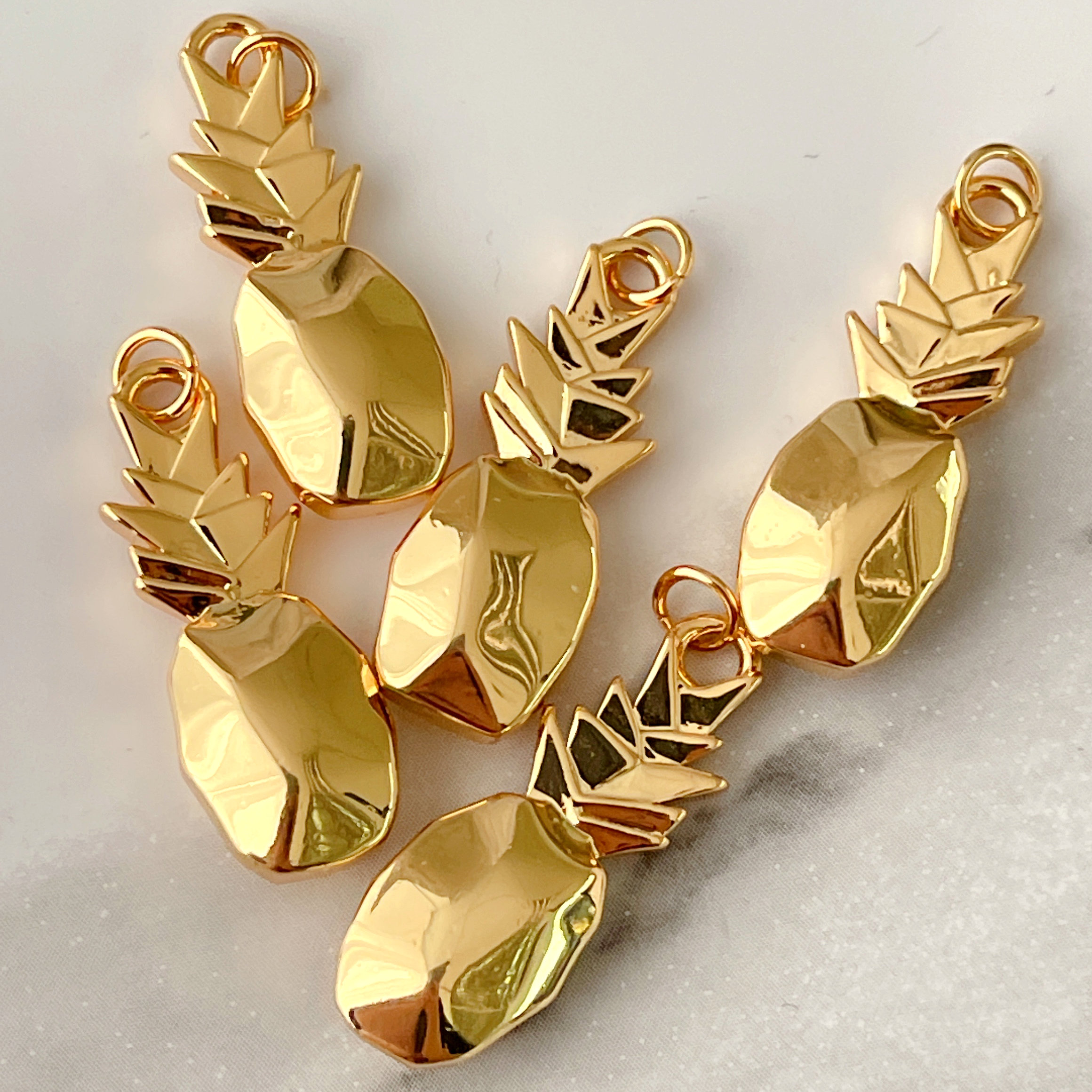 Metal pineapple Charm